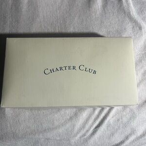 Charter Club Cream and Navy Box